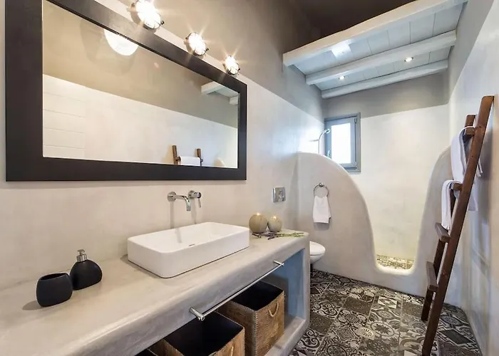 וילה Seasalt Dream Villa,santa Maria 5 Min From Naousa סנטה מריה